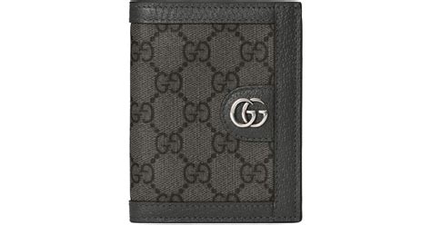 Ophidia card case in grey and black Supreme 